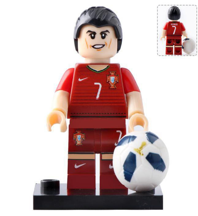 Figura Fútbol Ronaldo Brasil Lego - SOUVENIRS VINTAGE FOOTBALL