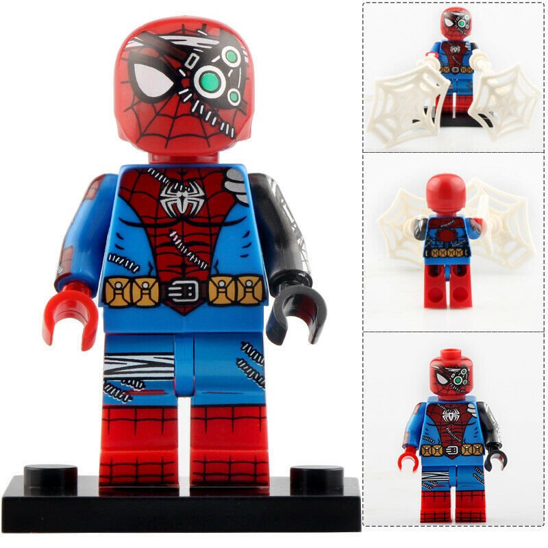 Cyborg Spider-Man Custom Marvel Superhero Minifigure – Minifigure Bricks