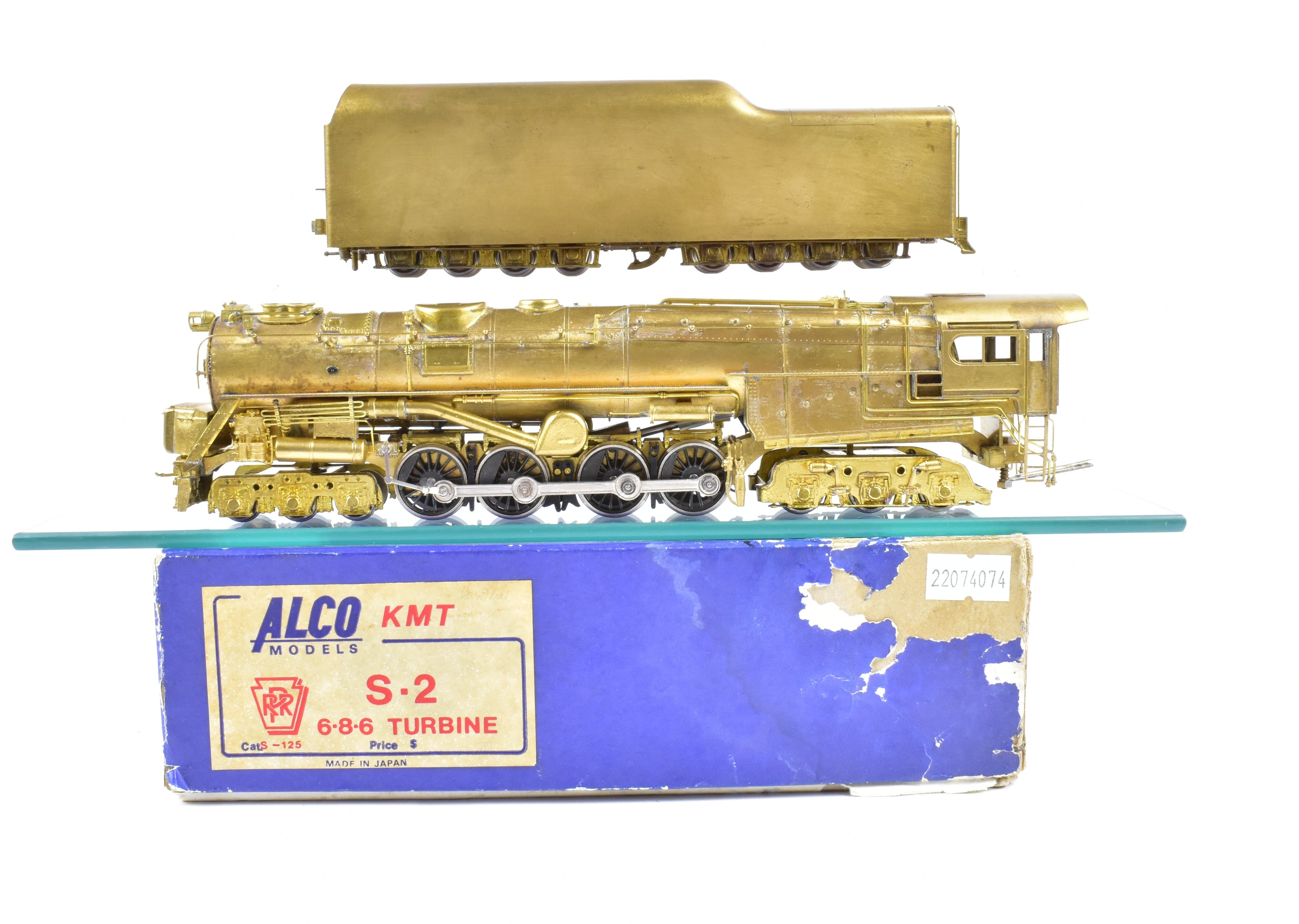 HO Brass Alco Models PRR - Pennsylvania Railroad S-2 6-8-6 Steam Turbine