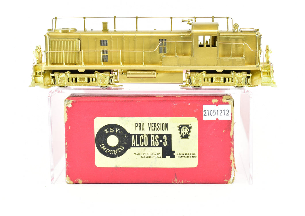 HO Brass Key Imports PRR - Pennsylvania Railroad ALCO RS-3