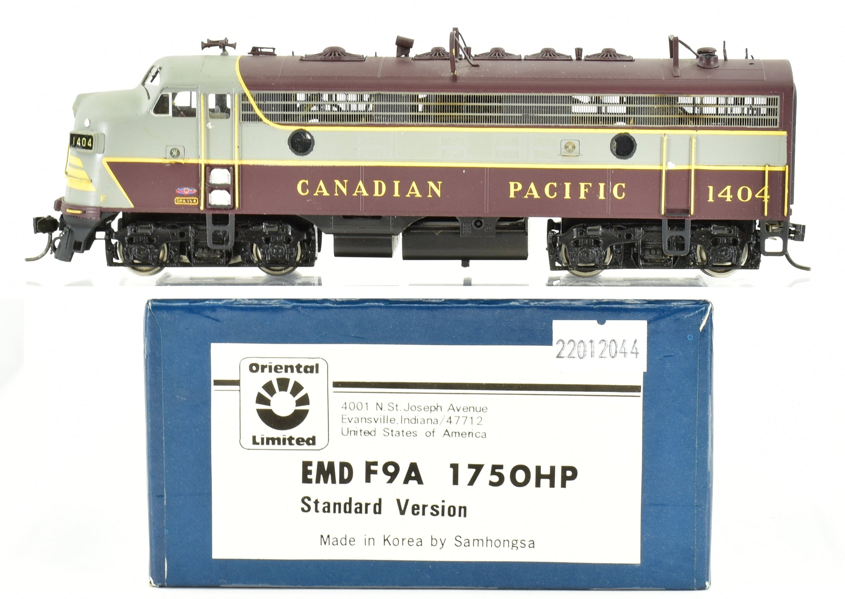 白木/黒塗り アサーンHO EMD F9A NORTHERN PACIFIC 旅客用