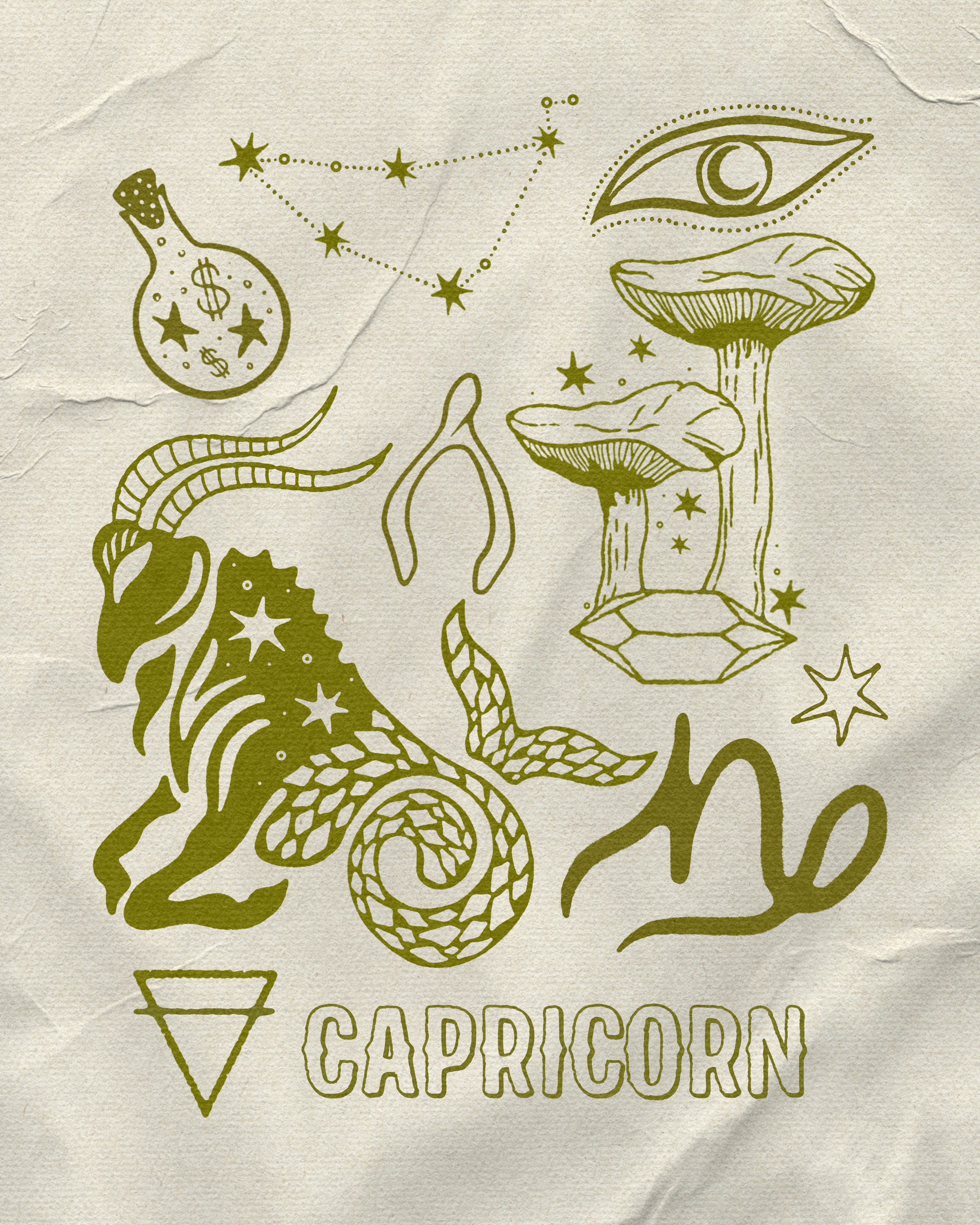 Capricorn Season Flash Sheet