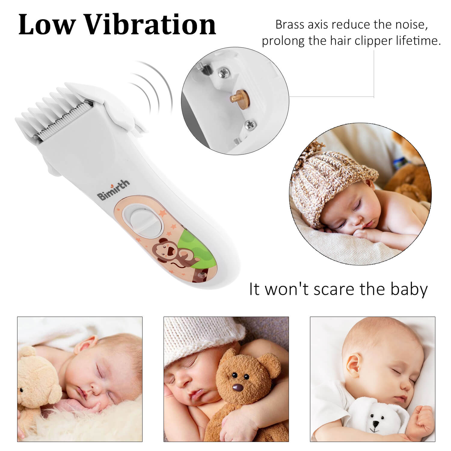 silent baby hair clippers