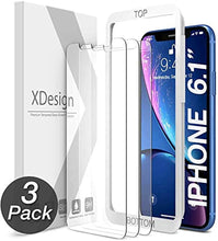 Load image into Gallery viewer, XDesign Glass Screen Protector Designed for iPhone 11 and iPhone XR (3-Pack) 6.1-inch Tempered Glass with Touch Accurate/Impact Absorb + Easy Installation Tray [Fit with Most Cases]- 3 Pack - Redpepper Cases