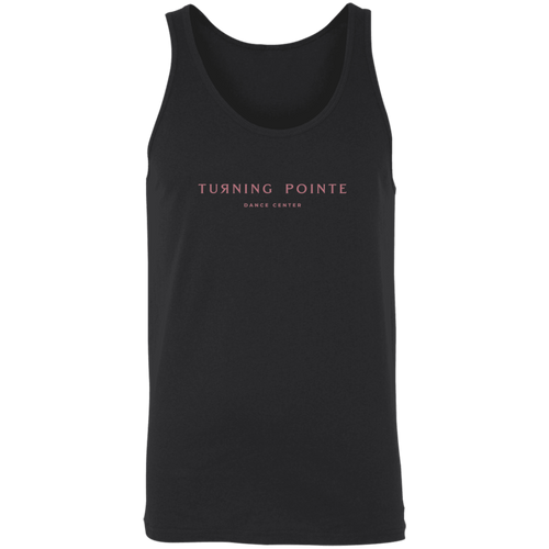 TPDC Adult Rose Print Black Tank