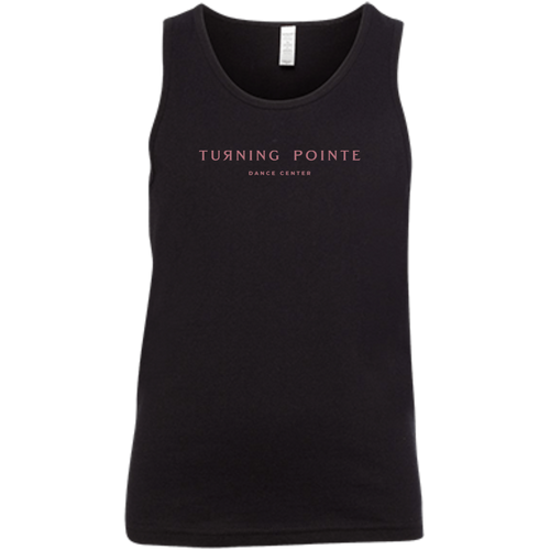 TPDC Youth Rose Print Black Tank