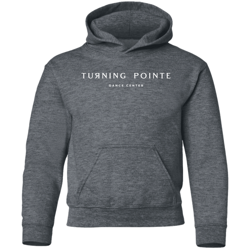 TPDC White Print Grey Youth Hoodie