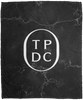 Black Marble Blanket (With White Logo) - 50x60