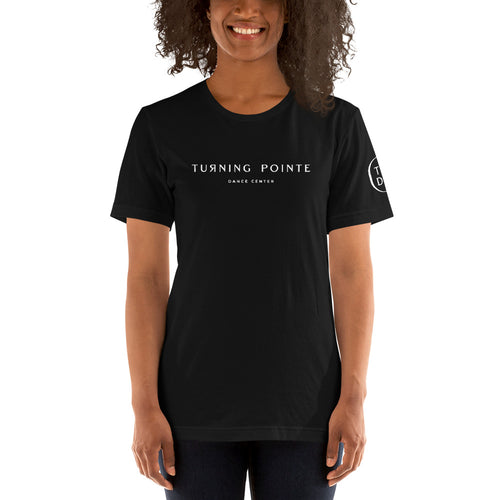 TPDC White Print Black Adult Tee