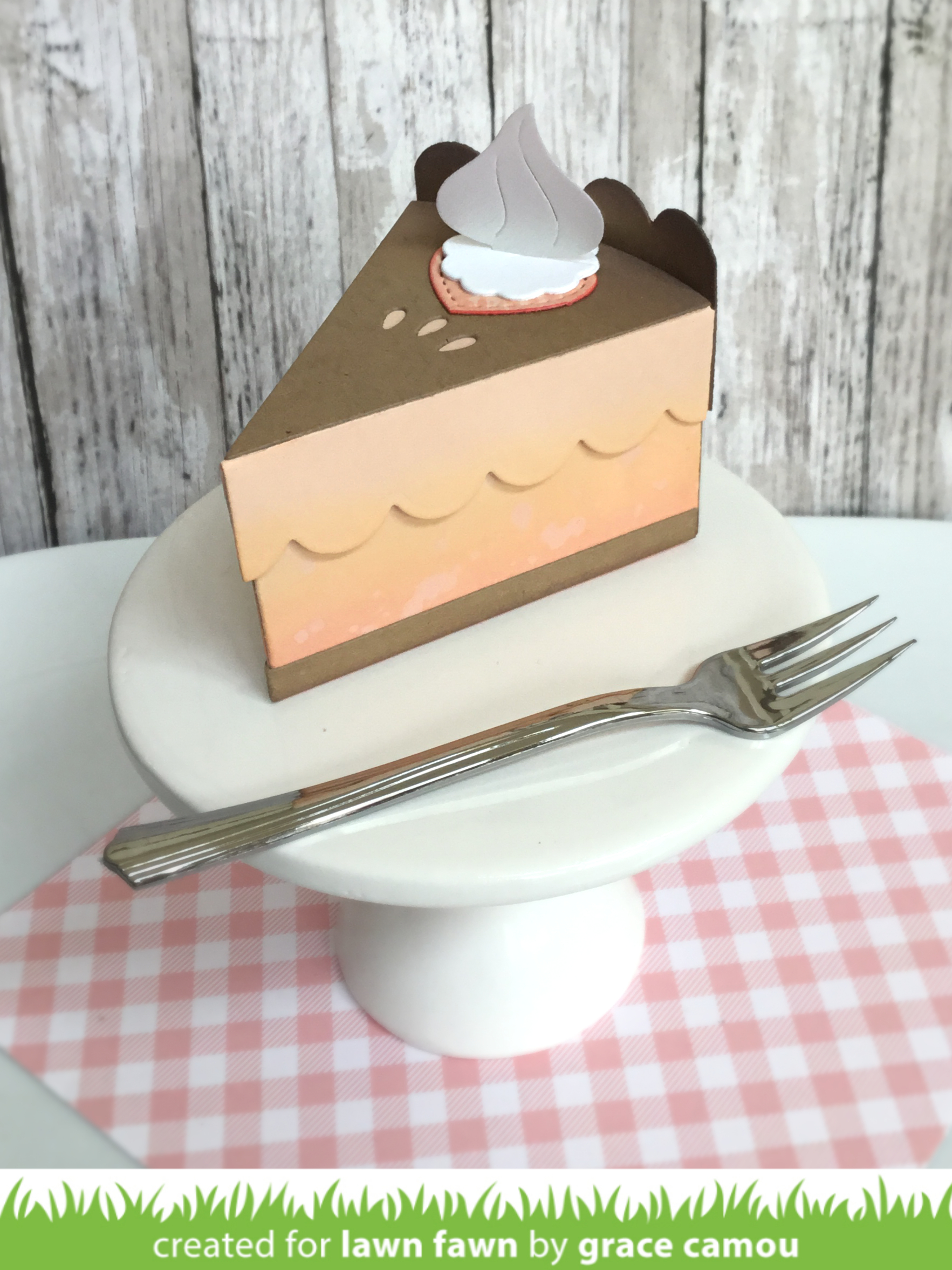 Lawn Fawn Cake Slice Box Pie Add-On  ̹ ˻