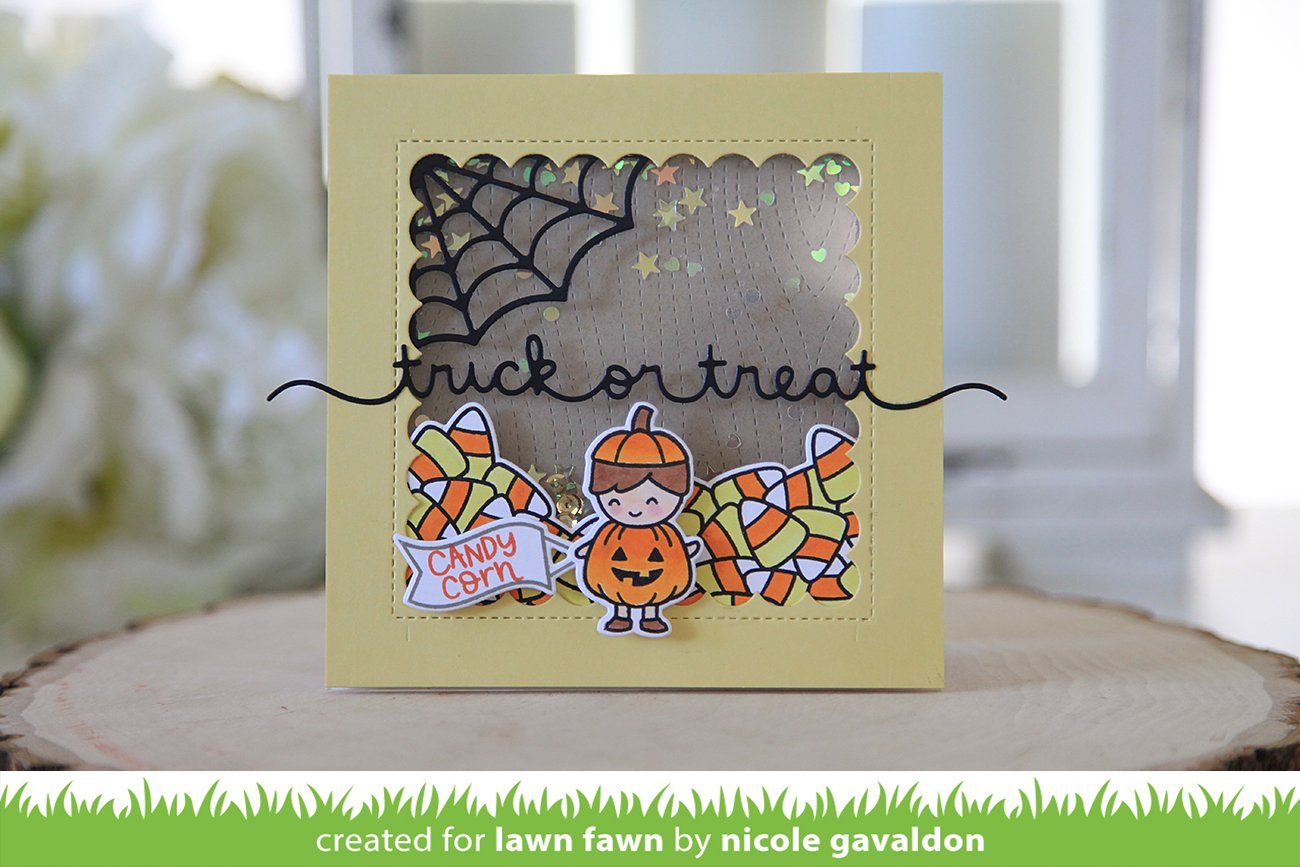 Lawn Fawn Trick Or Treat Border  ̹ ˻