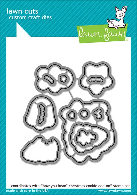 Lawn Fawn how you bean? christmas cookie add-on - lawn cuts