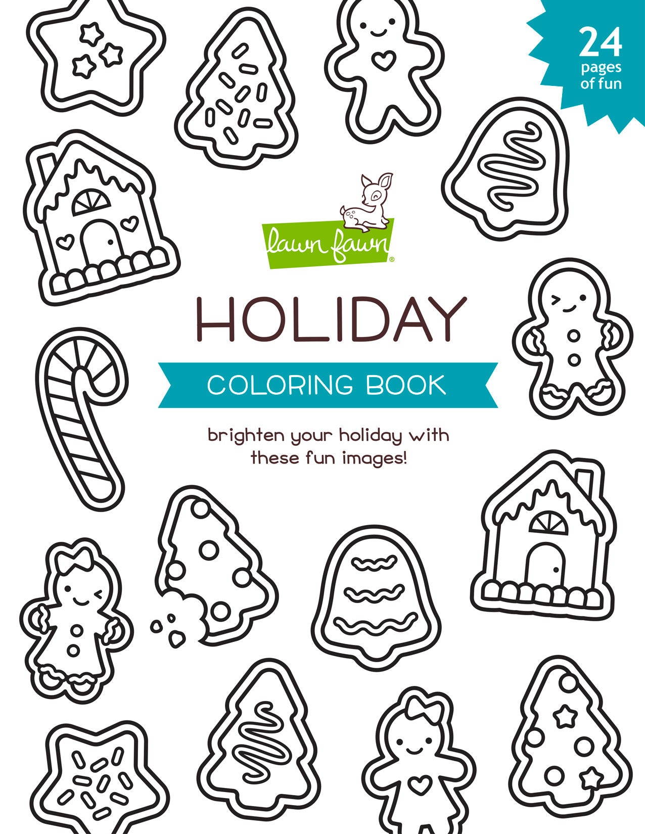Download Holiday Coloring Book Lawn Fawn