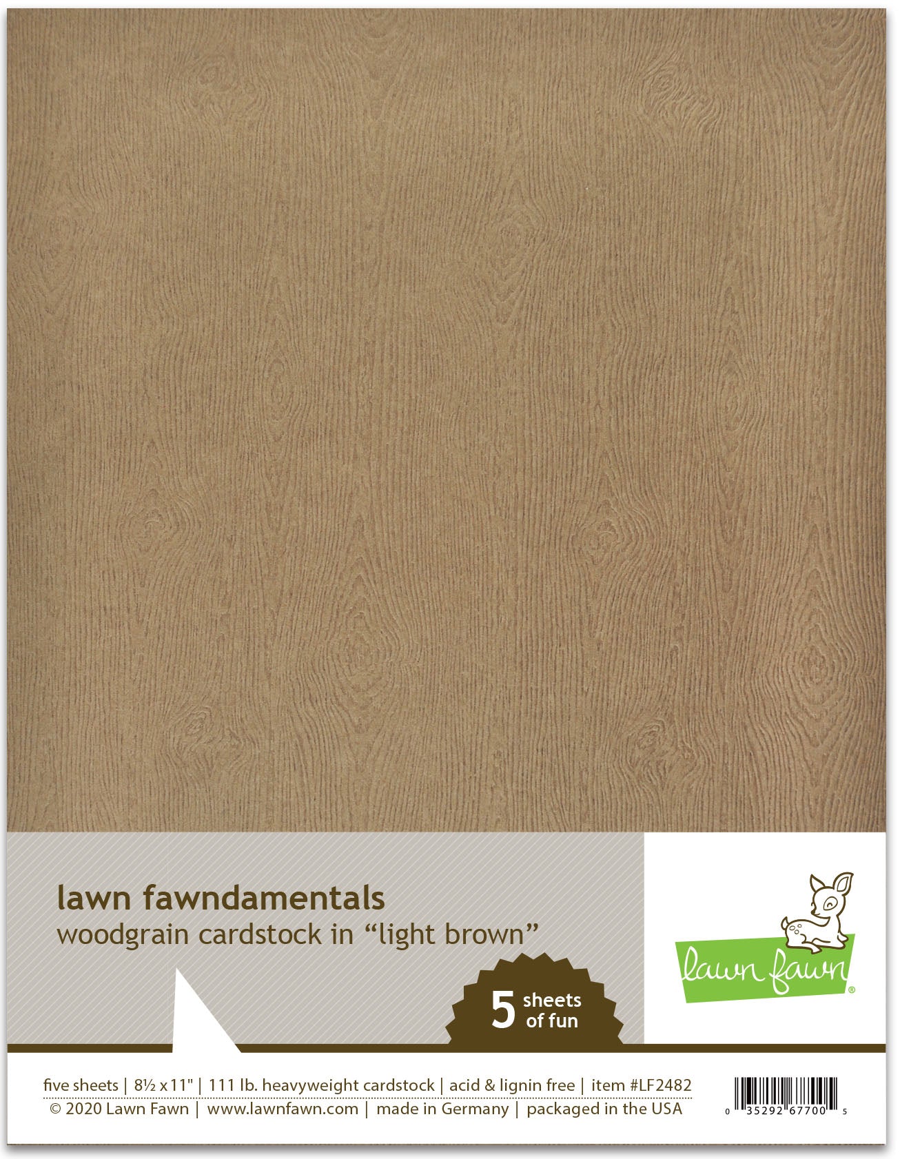 light brown cardstock paper