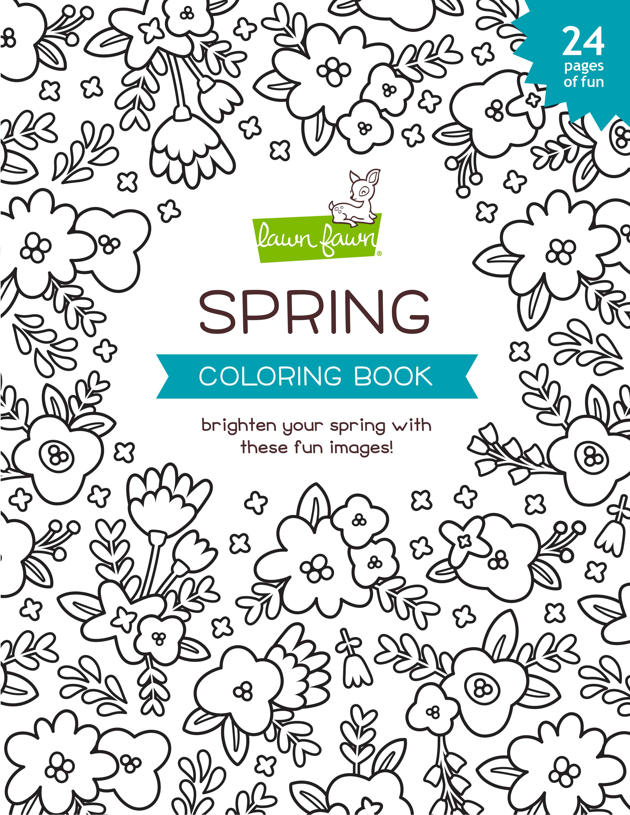 Download Spring Coloring Book Lawn Fawn