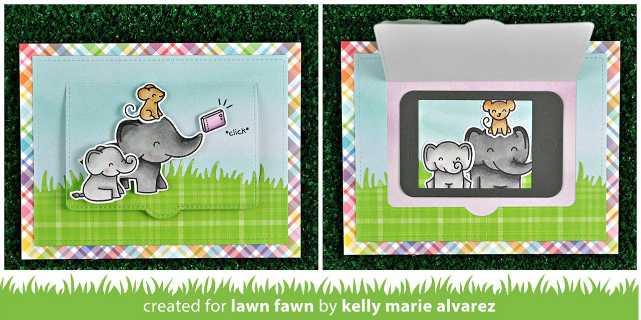 Lawn Fawn Selfie Frames  ̹ ˻