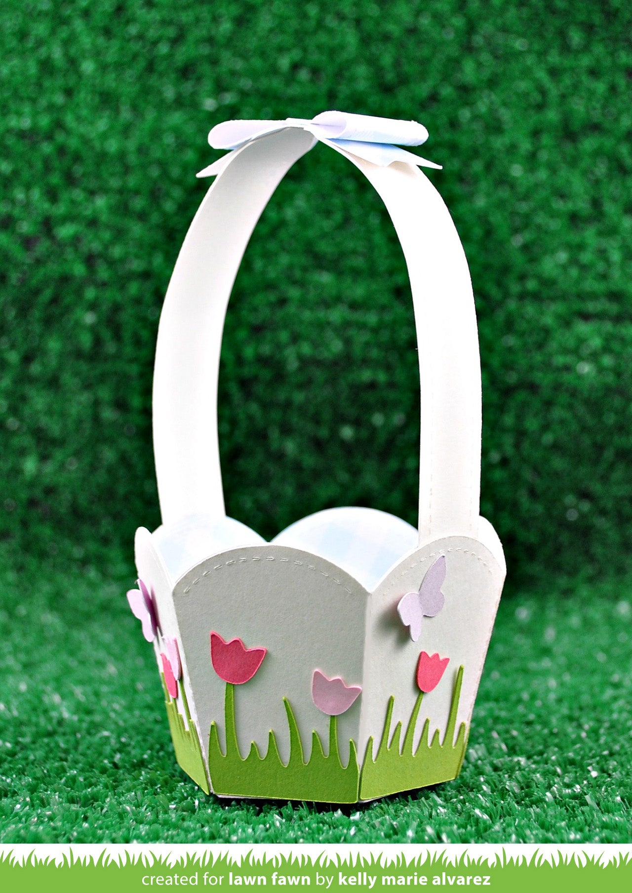 Lawn Fawn Stitched Basket  ̹ ˻