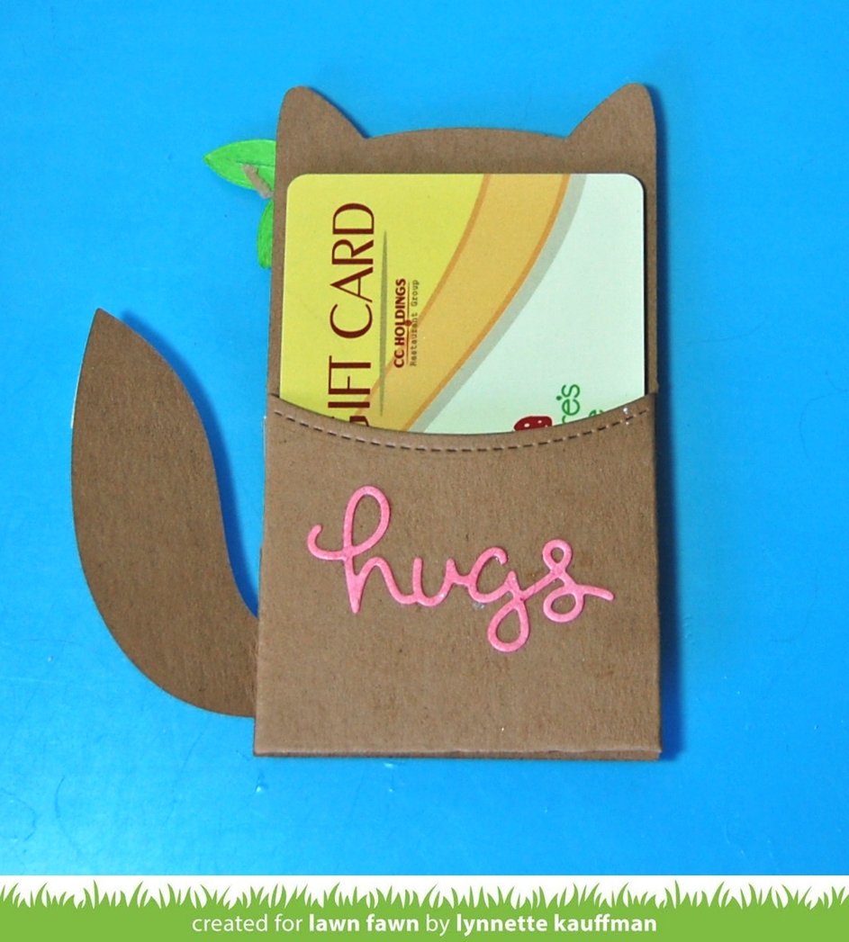 Lawn Fawn Stitched Gift Card Pocket  ̹ ˻