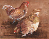 CH005 - chicken art print by Mark Huskinson