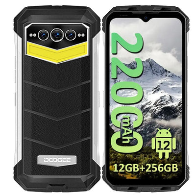 Doogee S100 Pro Rugged Phone Power Bank, 12GB+256GB, Camping Light, 108MP  Samsung Camera, 22000mA Battery, NOCO