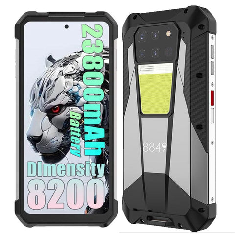 Unihertz 8849 Tank 2 Rugged with Projector 12GB+256GB 15500mAh Battery  108MP Camera Camping Lights – NOCO