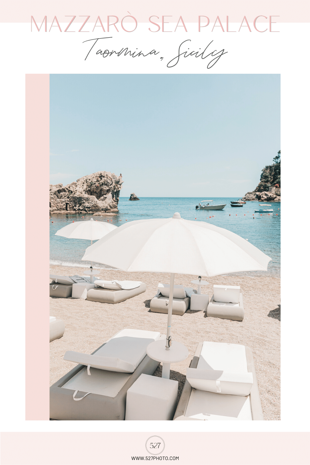 Luxury beachfront hotel in Sicily with a private beach club