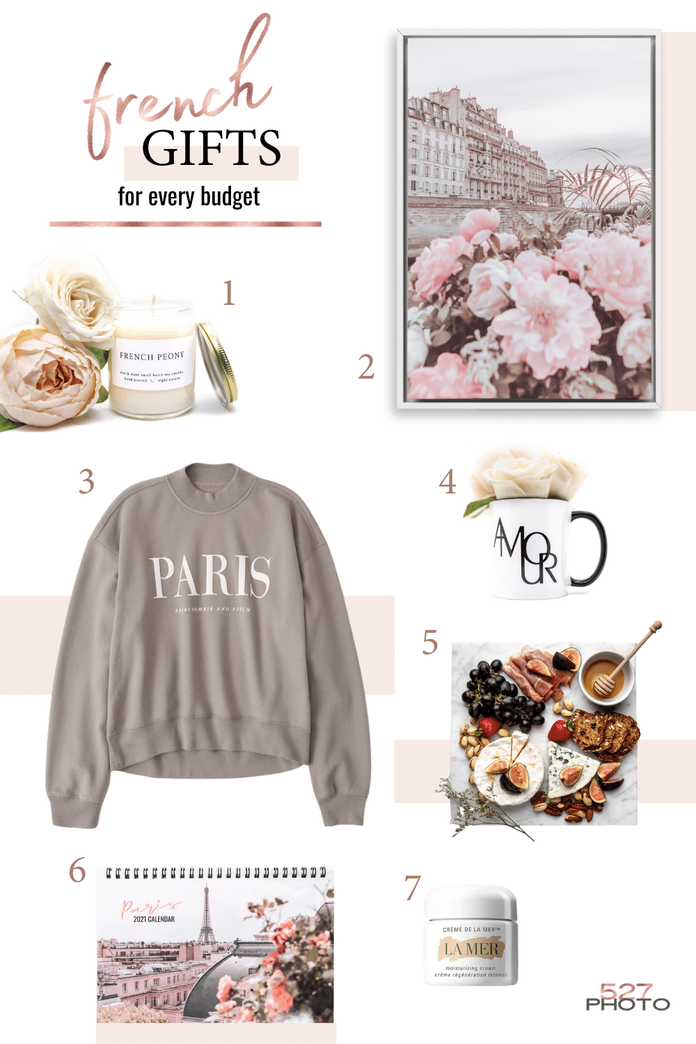 French gifts for a daughter, sister, best friend or coworker