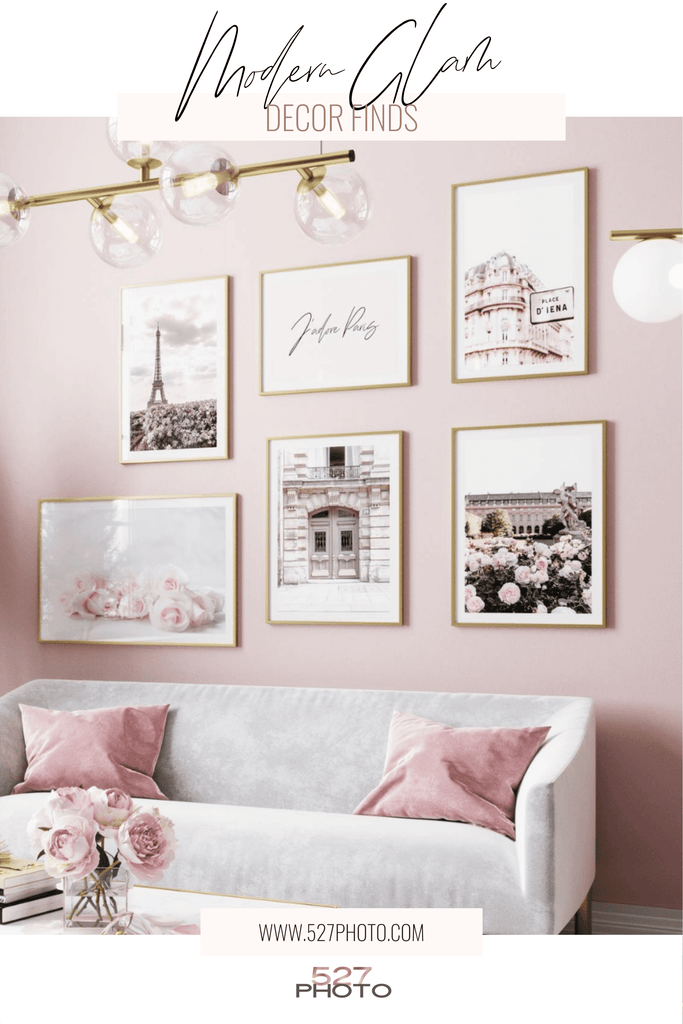 Affordable Modern Glam Decor