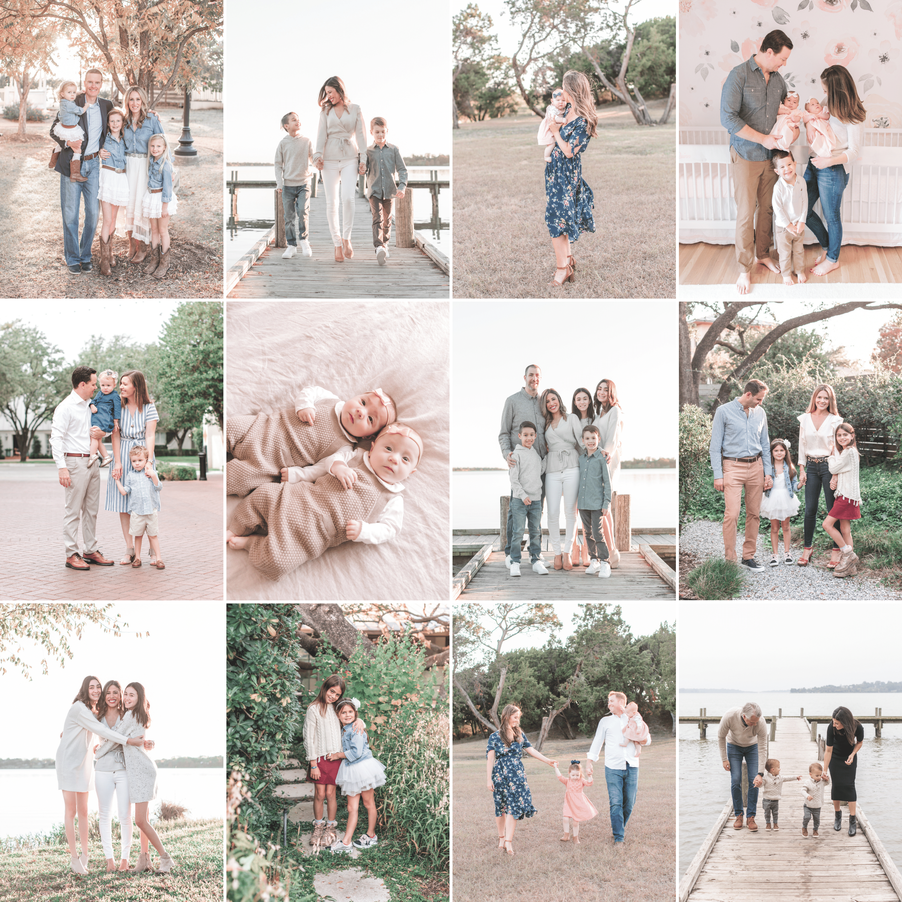 Dallas family photographer for mini sessions with digital files