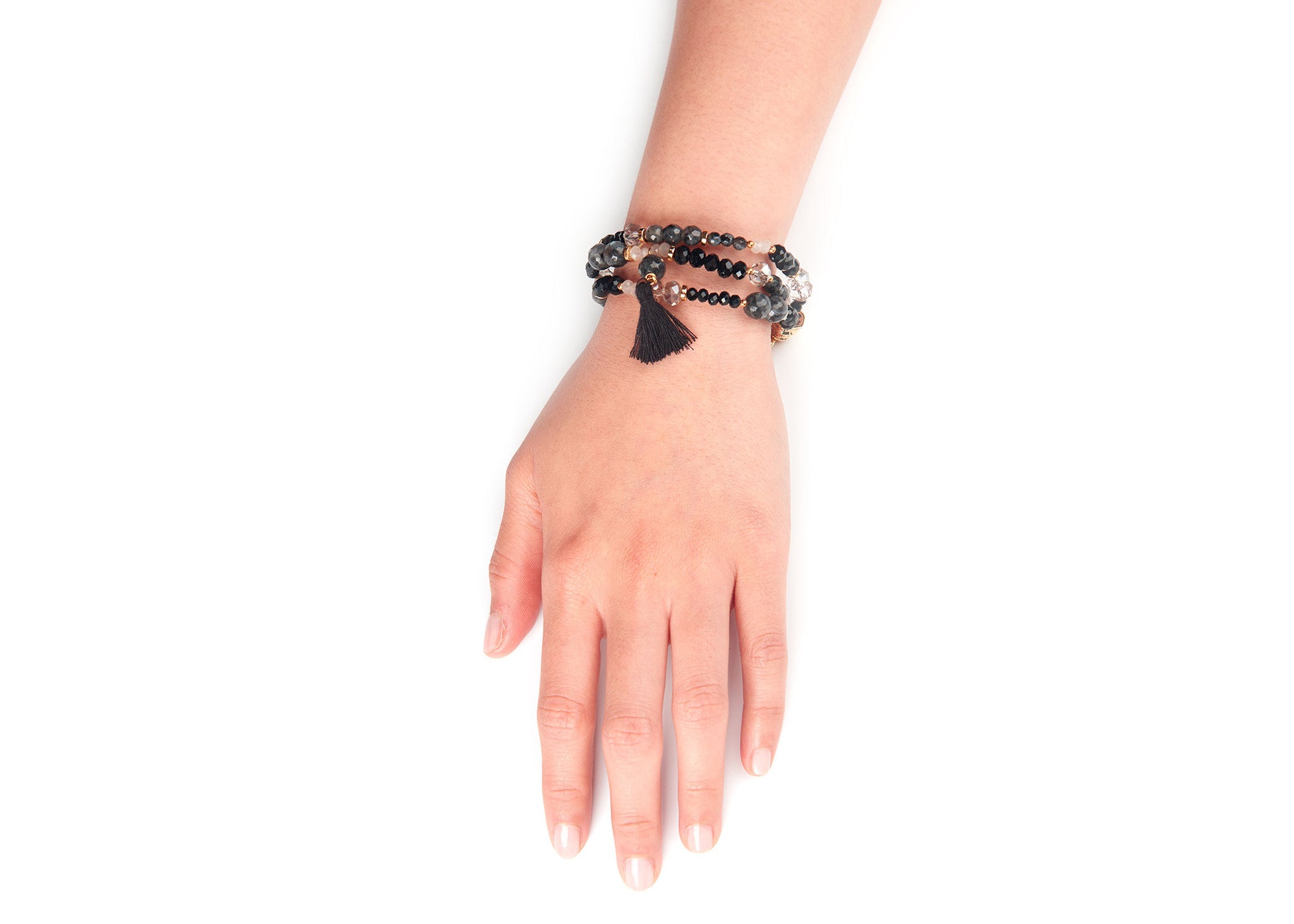 Olivia Black-Grey Bracelet