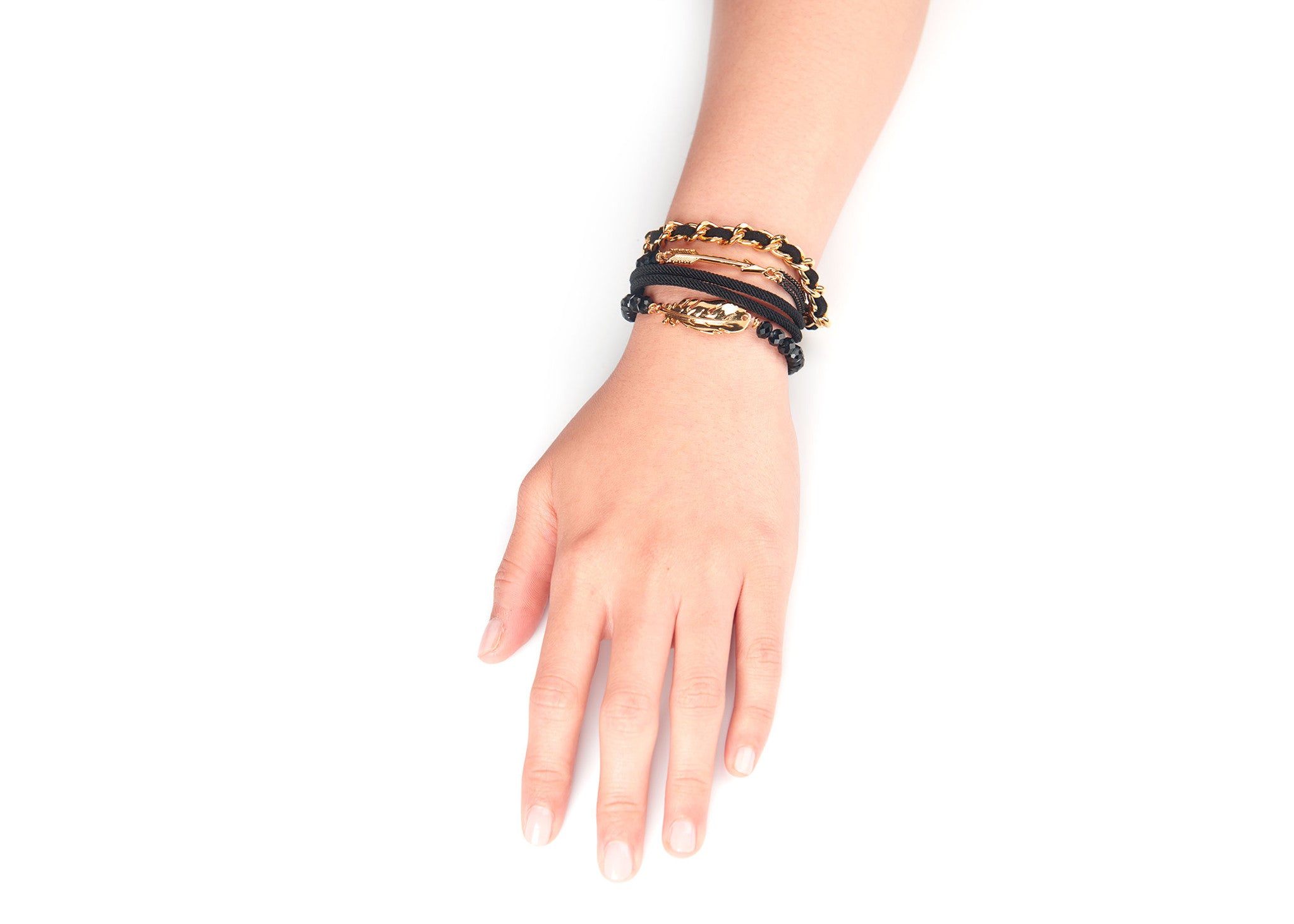 Kyra Black Gold Bracelet