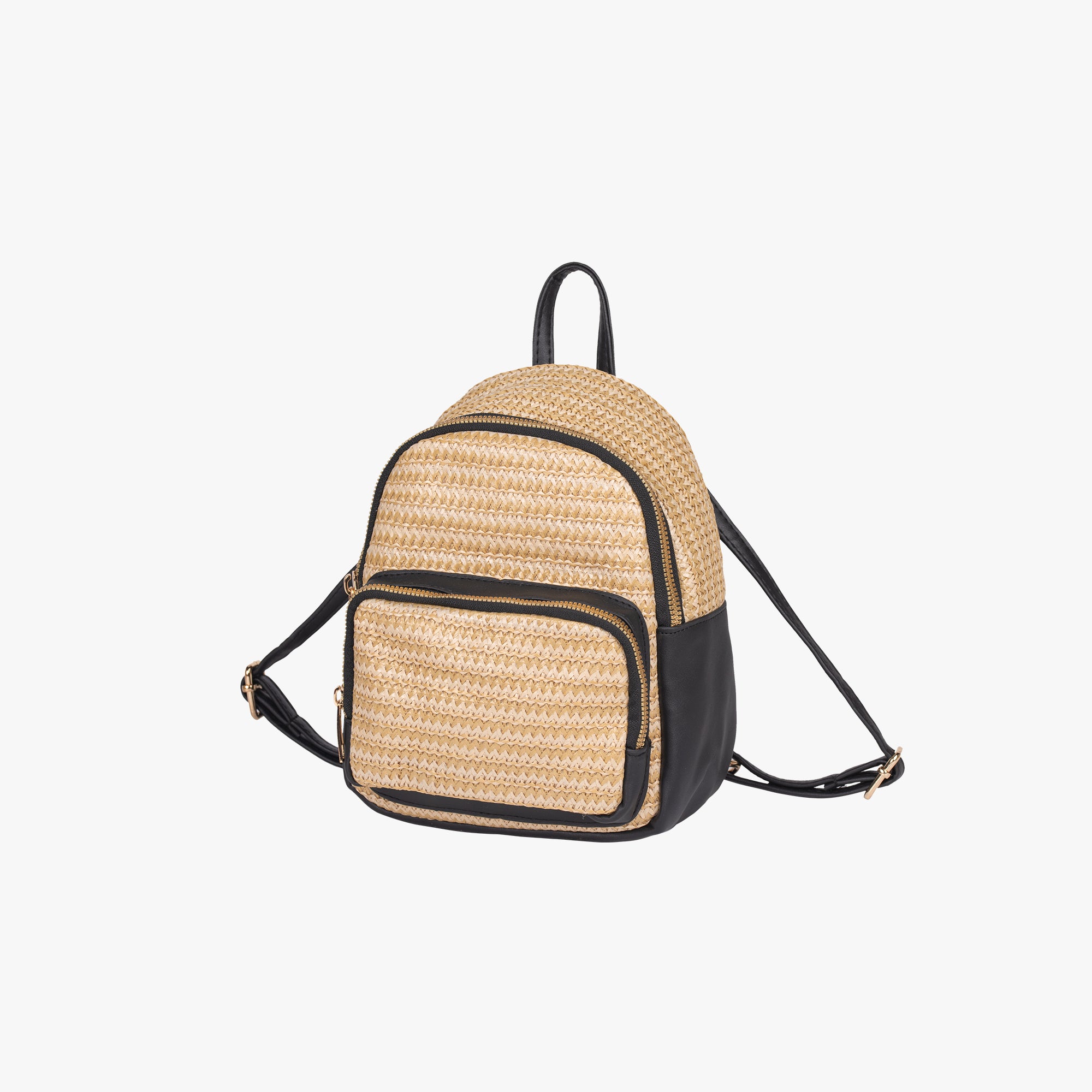 Tassel Straw Backpack – Olives