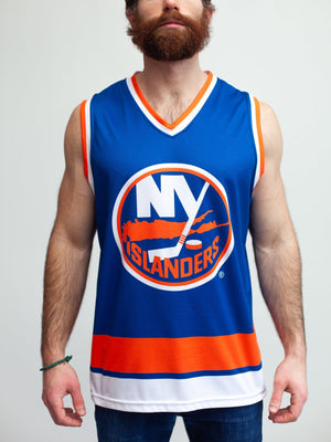 New York Islanders Alternate Hockey Tank - XL / Blue / Polyester