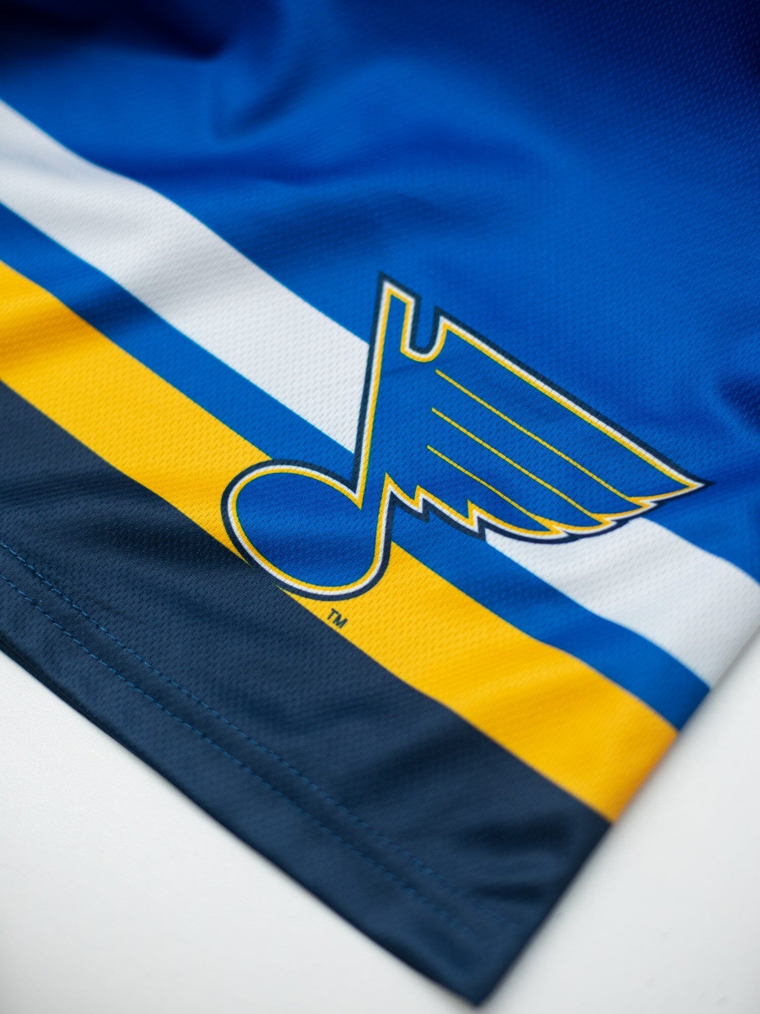 STL BLUES SHORTS FRONT FLAT