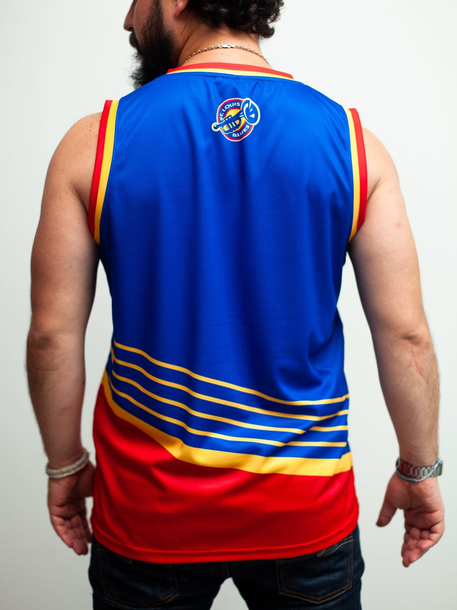 St. Louis Blues Retro Alternate Hockey Tank – Bench Clearers