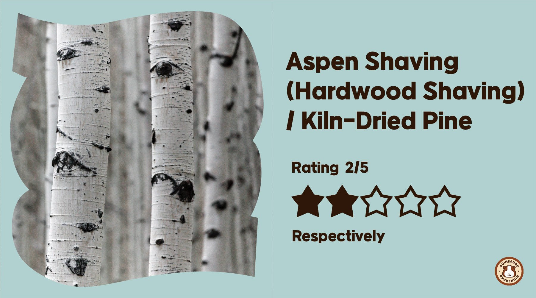 Aspen Shaving (Hardwood Shaving) / Kiln-Dried Pine