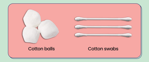 Q tip and cotton swabs are essential for cleaning rabbits