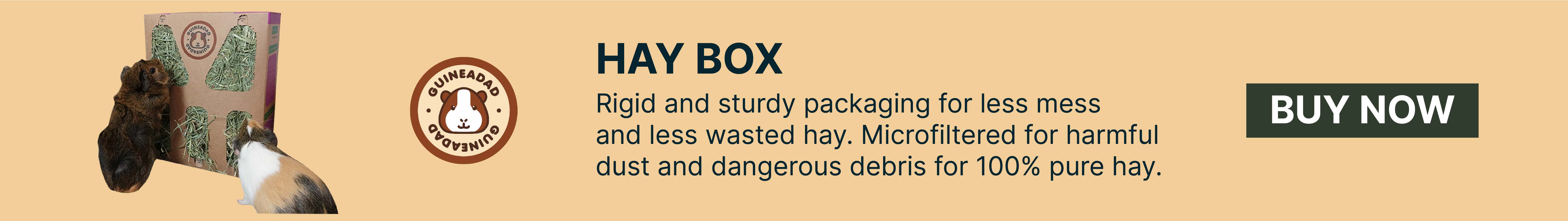 GuineaDad Hay Box for guinea pigs