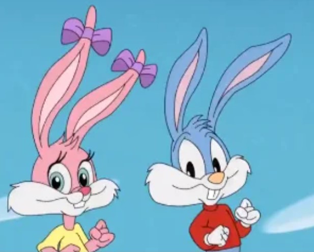 Babs & Buster Bunny - Babs and Buster Bunny - Babs Bunny and Buster Bunny - Tiny Toons - Animaniacs - Famous bunnies