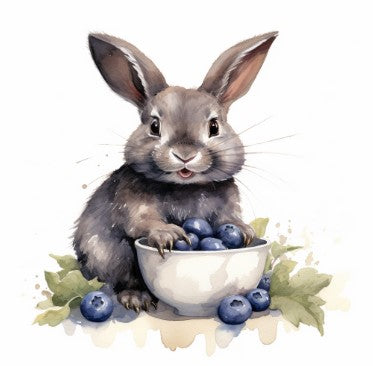 Can rabbits eat blueberries, can rabbits have blueberries, can bunnies have blueberries, can bunnies eat blueberries