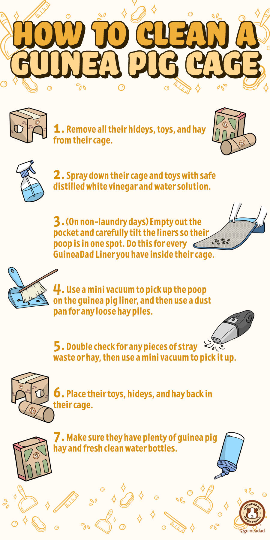 How to Clean a Guinea Pig Cage