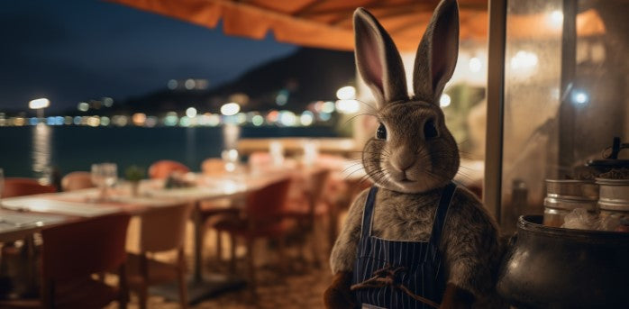 sad chef bunny