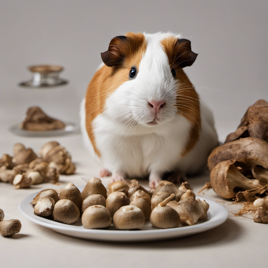 Can guinea pigs have mushrooms
