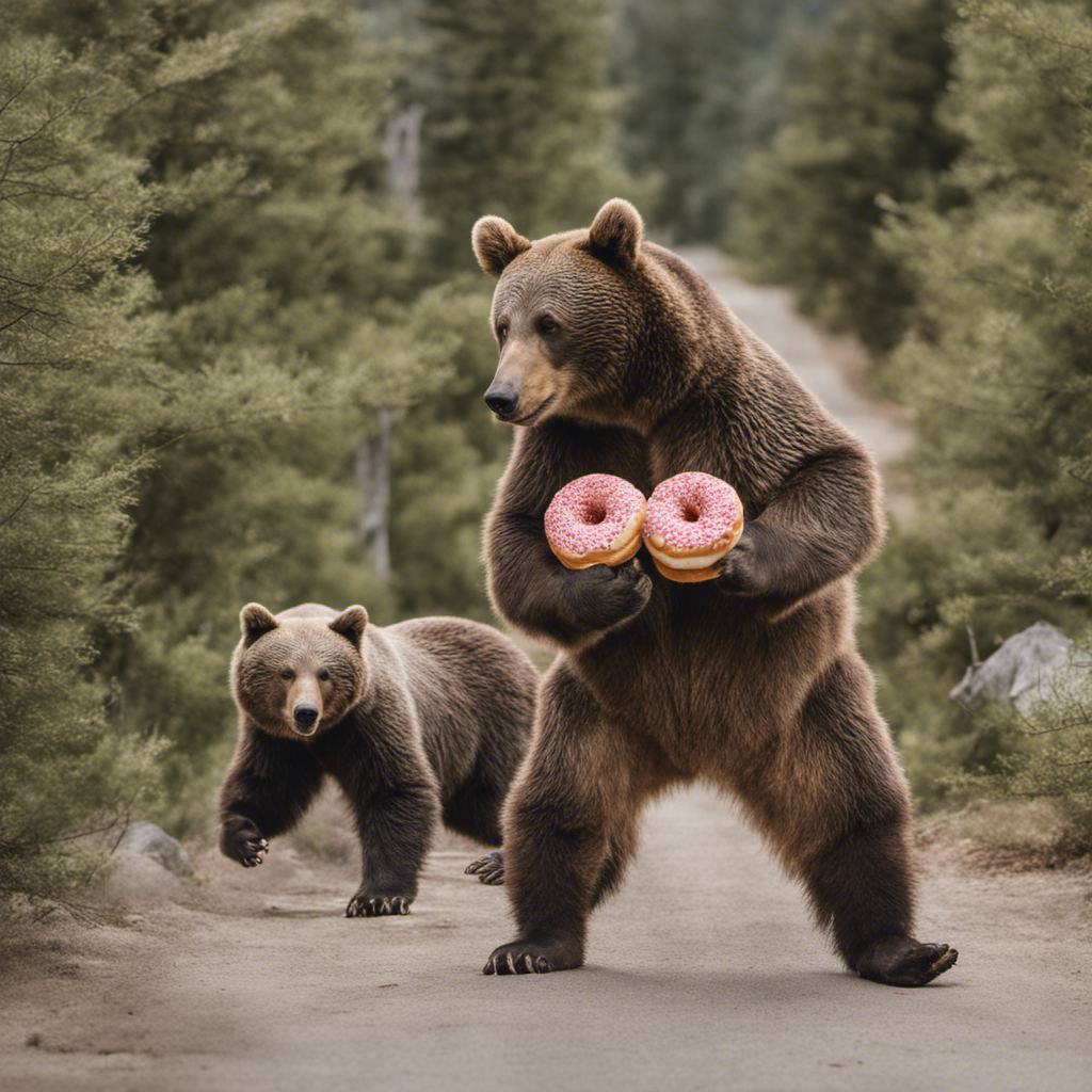Bears steal donuts - guineadad animal news