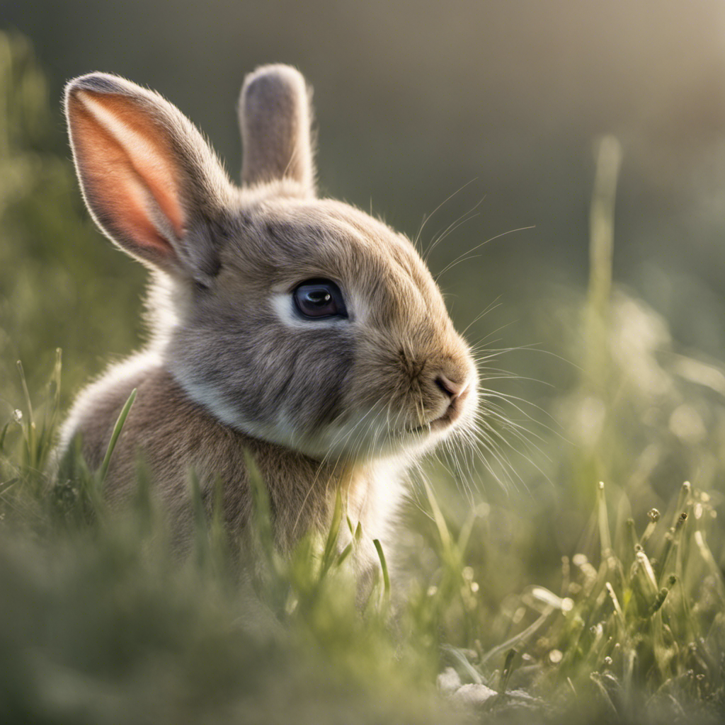 cute wild bunny