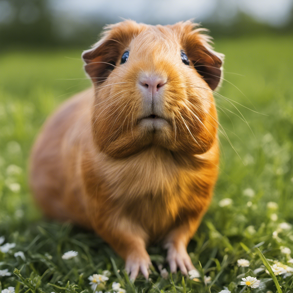 A happy healthy guinea pig