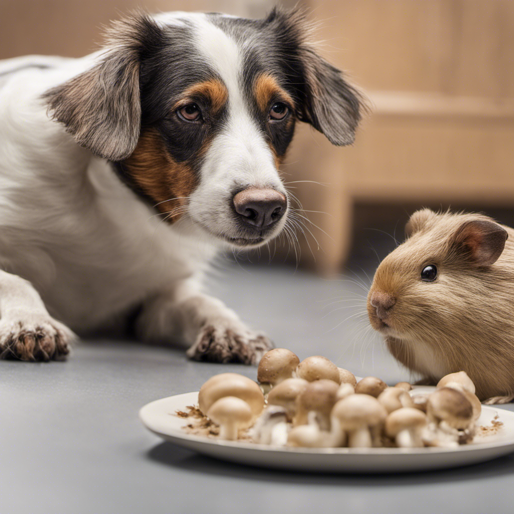Can guinea pigs eat mushrooms? Can dogs eat mushrooms? Can guinea pigs have mushrooms? Can dogs have mushrooms?