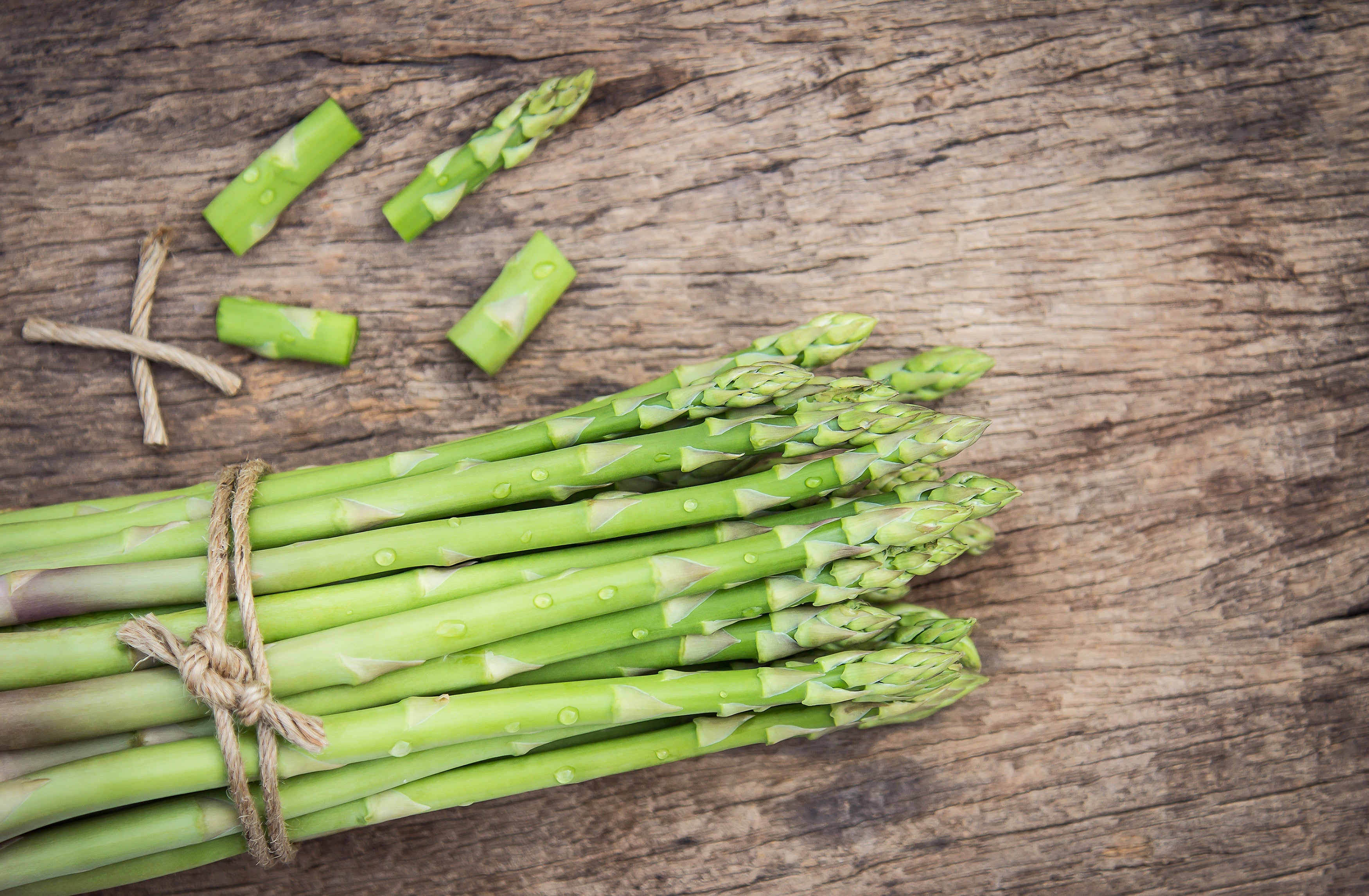 Organic asparagus for guinea pigs is better than regular asparagus