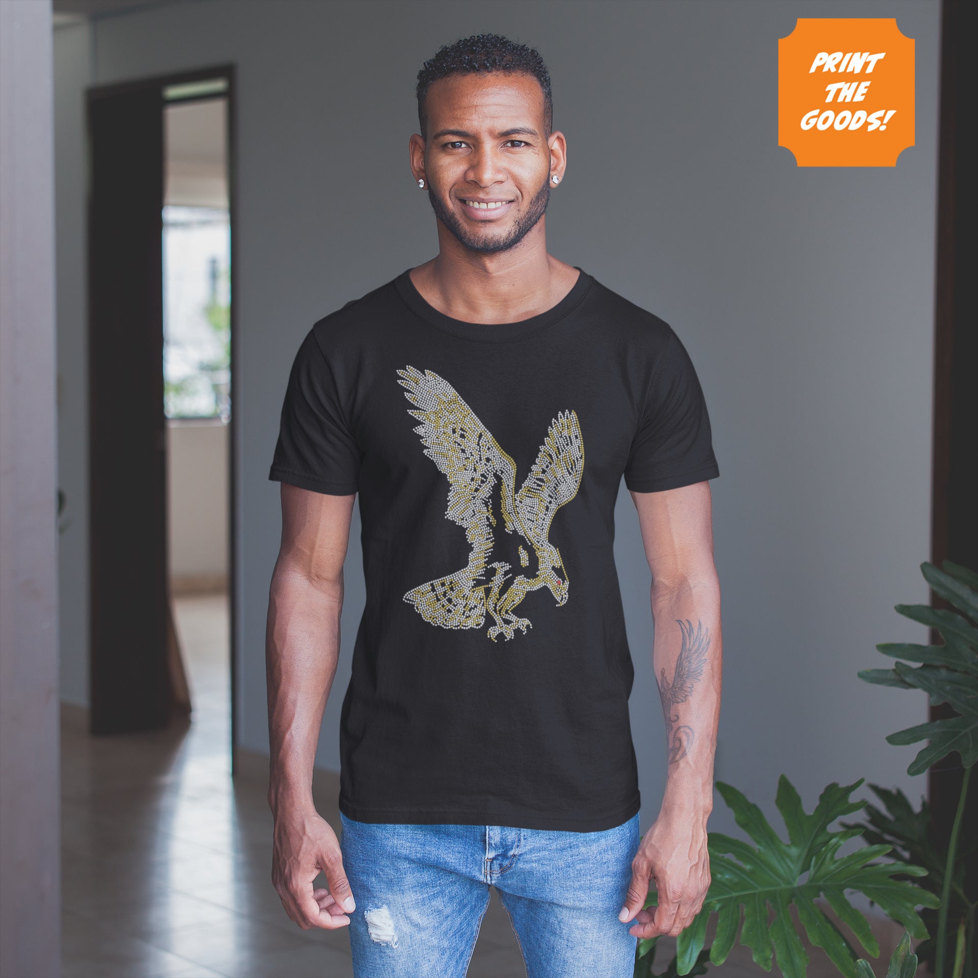 black eagle t shirt