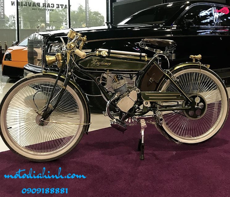 Xe đạp máy cổ điển Craftsman 1924- MÔTÔ ĐỊA HÌNH